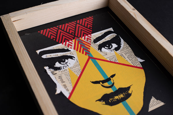 Koki original print with frame XL originální obrázek NATURAL