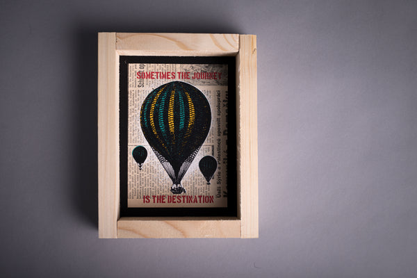 Baloon original print with frame S originální obrázek