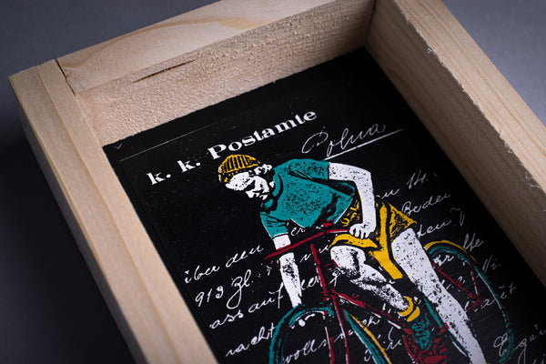 Postamte Bike original print with frame S originální obrázek