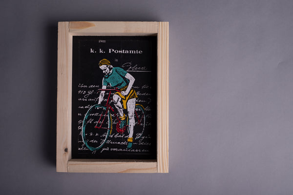 Postamte Bike original print with frame M originální obrázek
