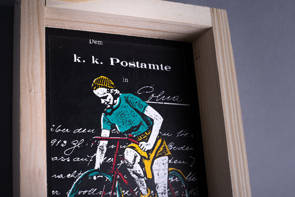 Postamte Bike original print with frame M originální obrázek