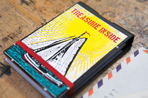 Treasure inside - reporter notebook originální zápisník