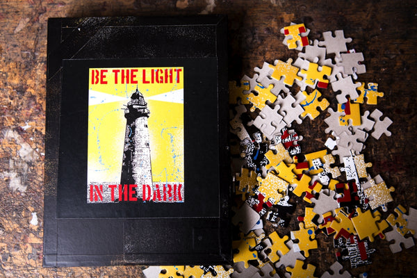 Lighthouse puzzle - cigar box - worldwide shipping
