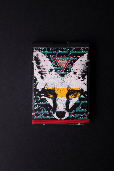 notebook originální zápisník deník streetart dekorace dárek handmade fox liška