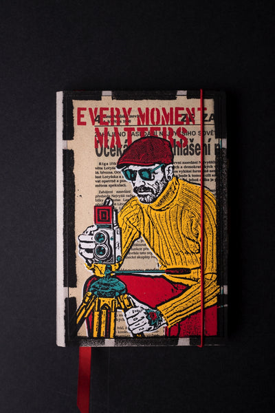 notebook originální zápisník deník streetart dekorace dárek handmade