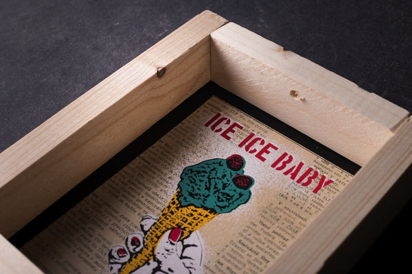 Ice Ice baby original print with frame S originální obrázek