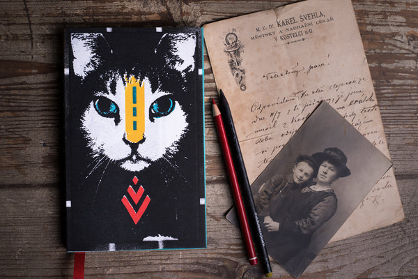 Cat - basic - ruled notebook