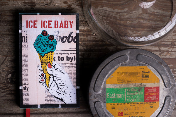 Ice Ice baby - basic - ruled notebook