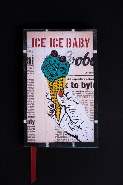 Ice Ice Baby - basic - blank notebook