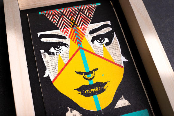 Koki - original print with frame M / originální obrázek