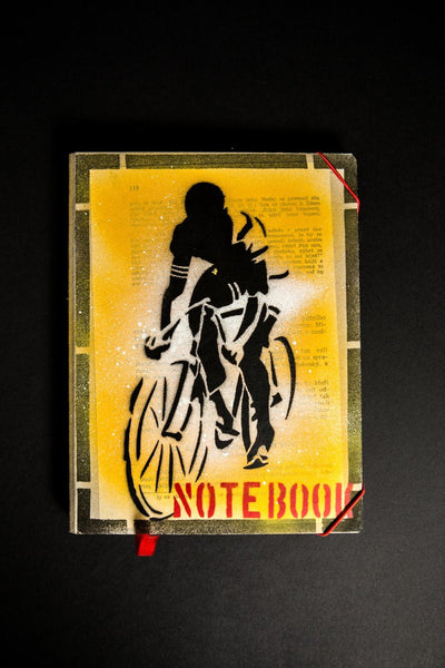 notebook originální zápisník deník streetart dekorace dárek handmade